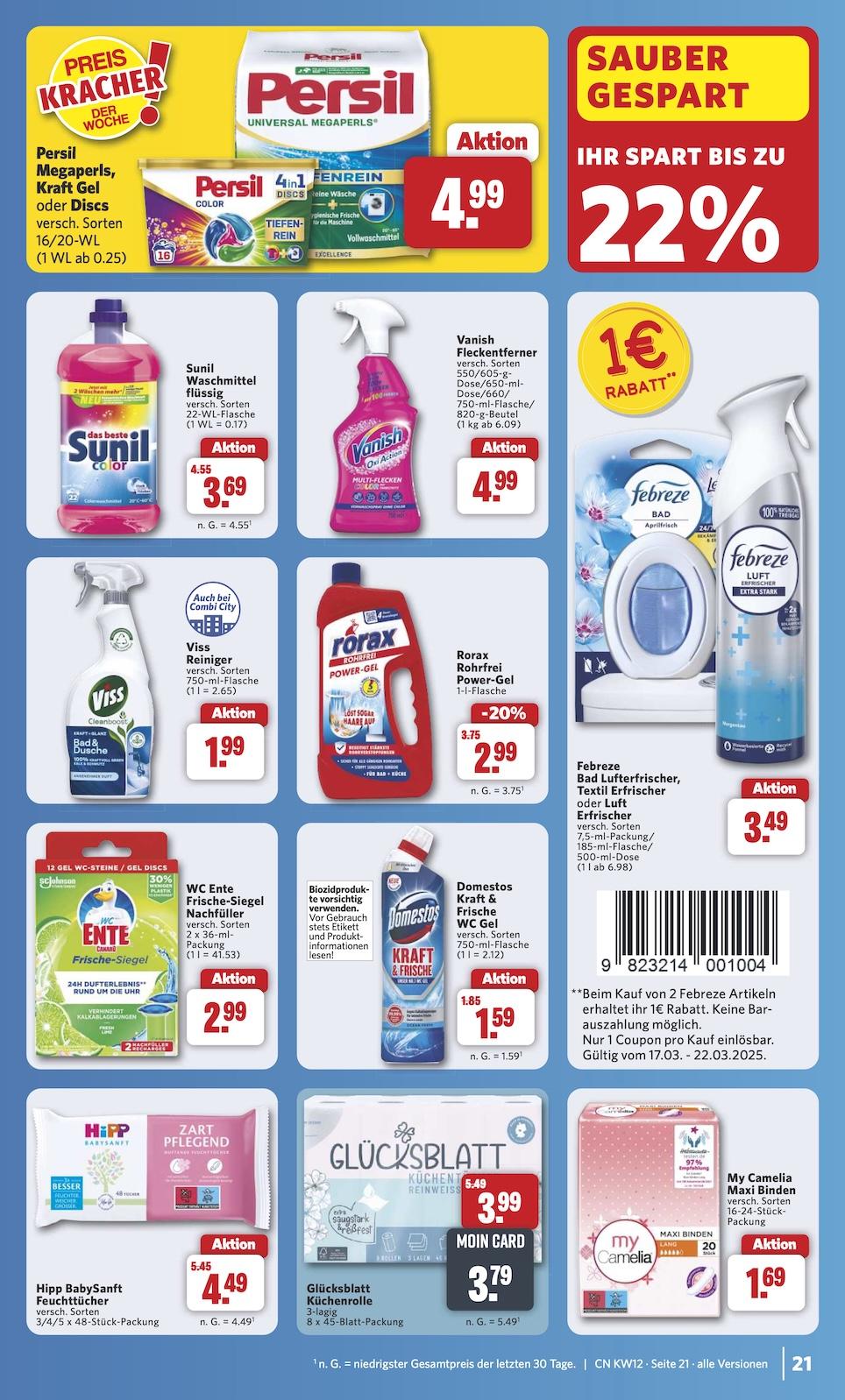 Combi Aktueller Prospekt ab Montag Seite 25