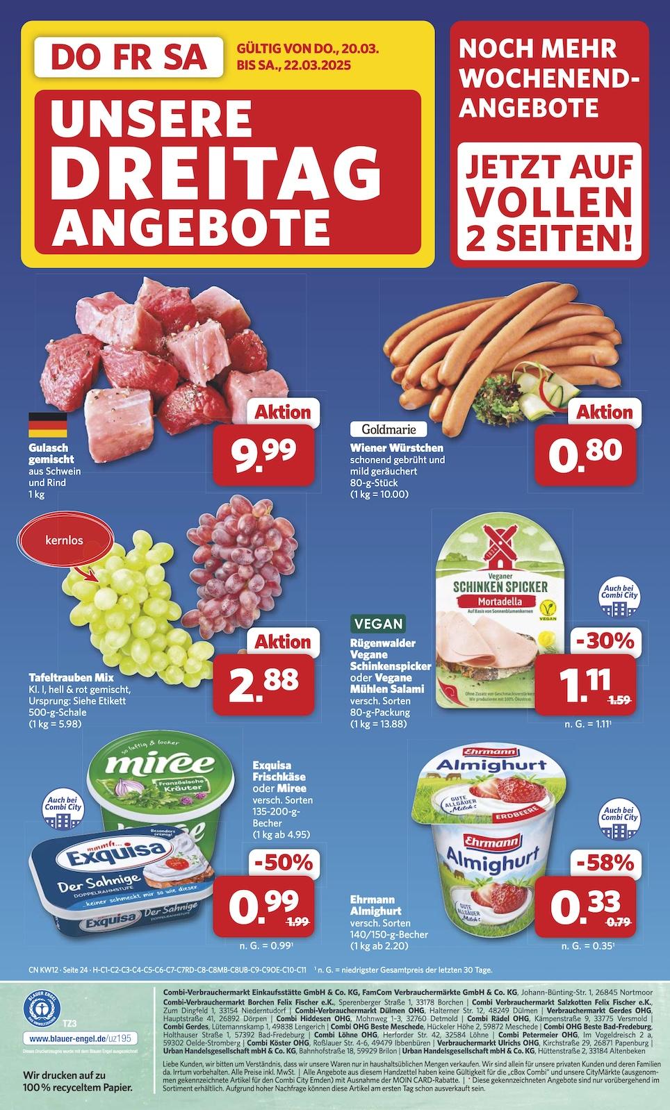 Combi Aktueller Prospekt ab Montag Seite 28