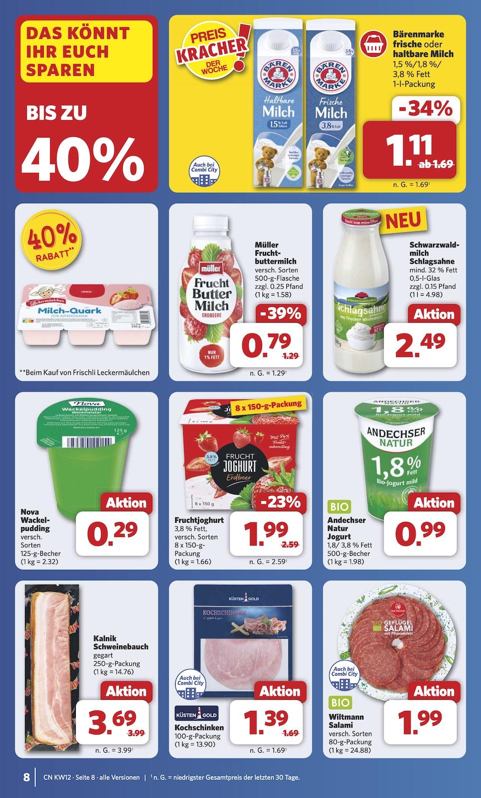 Combi Aktueller Prospekt ab Montag Seite 8