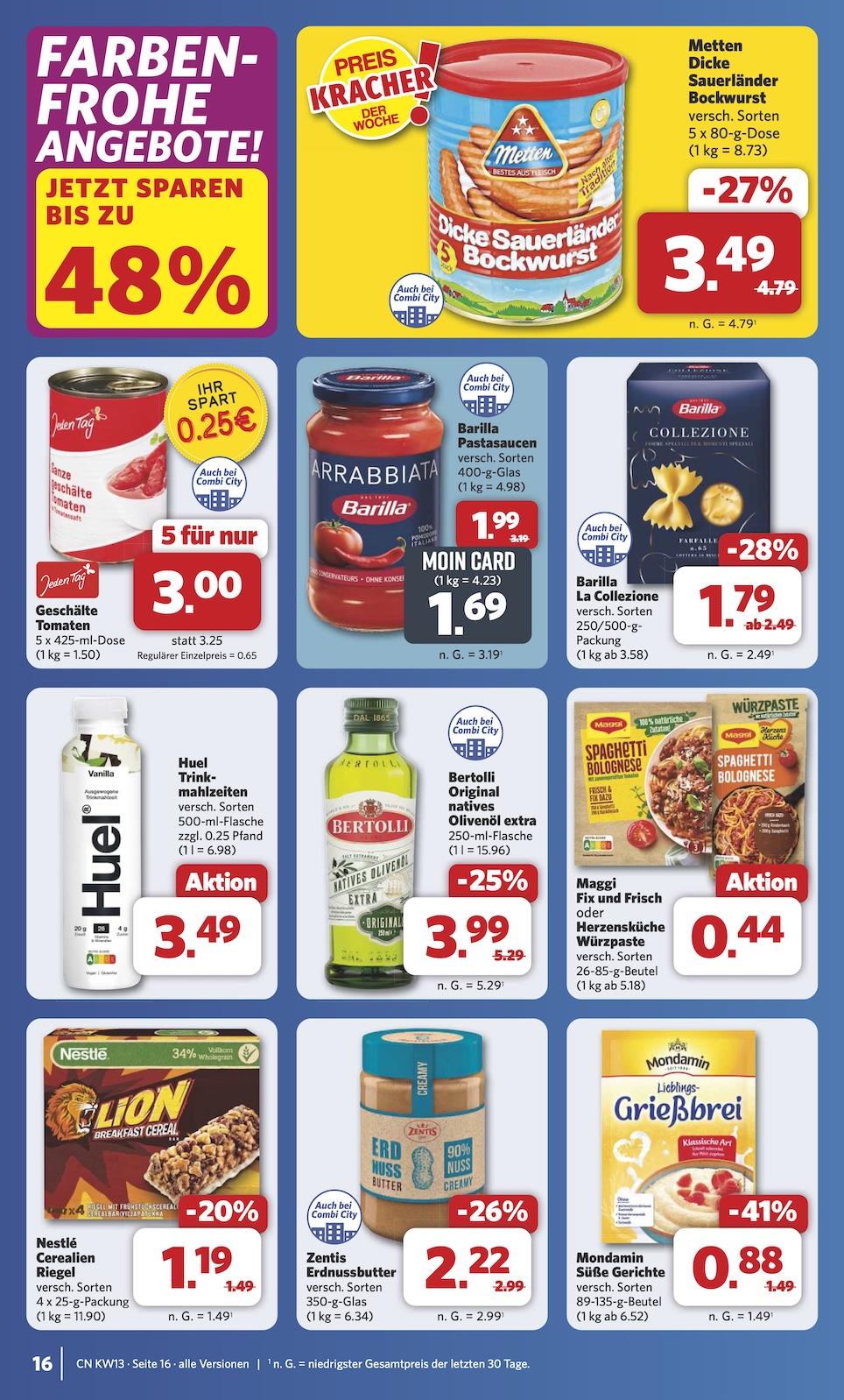 Combi Aktueller Prospekt ab Montag Seite 19