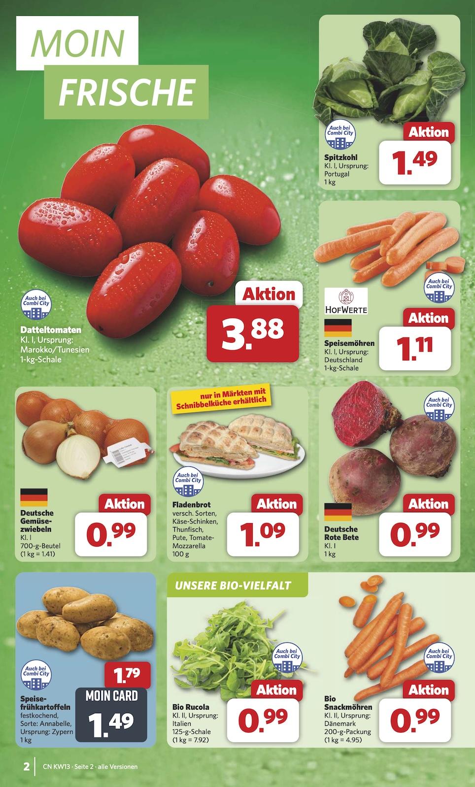 Combi Aktueller Prospekt ab Montag Seite 2