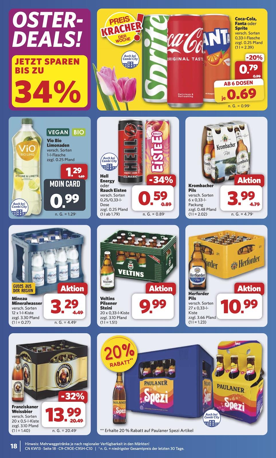 Combi Aktueller Prospekt ab Montag Seite 21