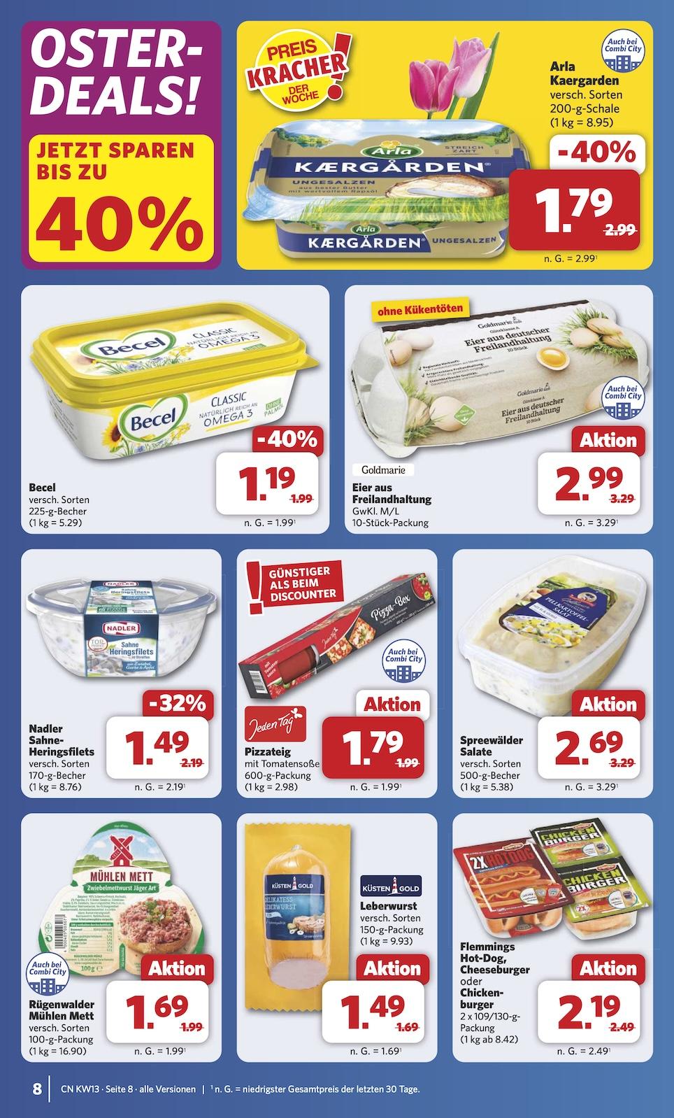 Combi Aktueller Prospekt ab Montag Seite 8