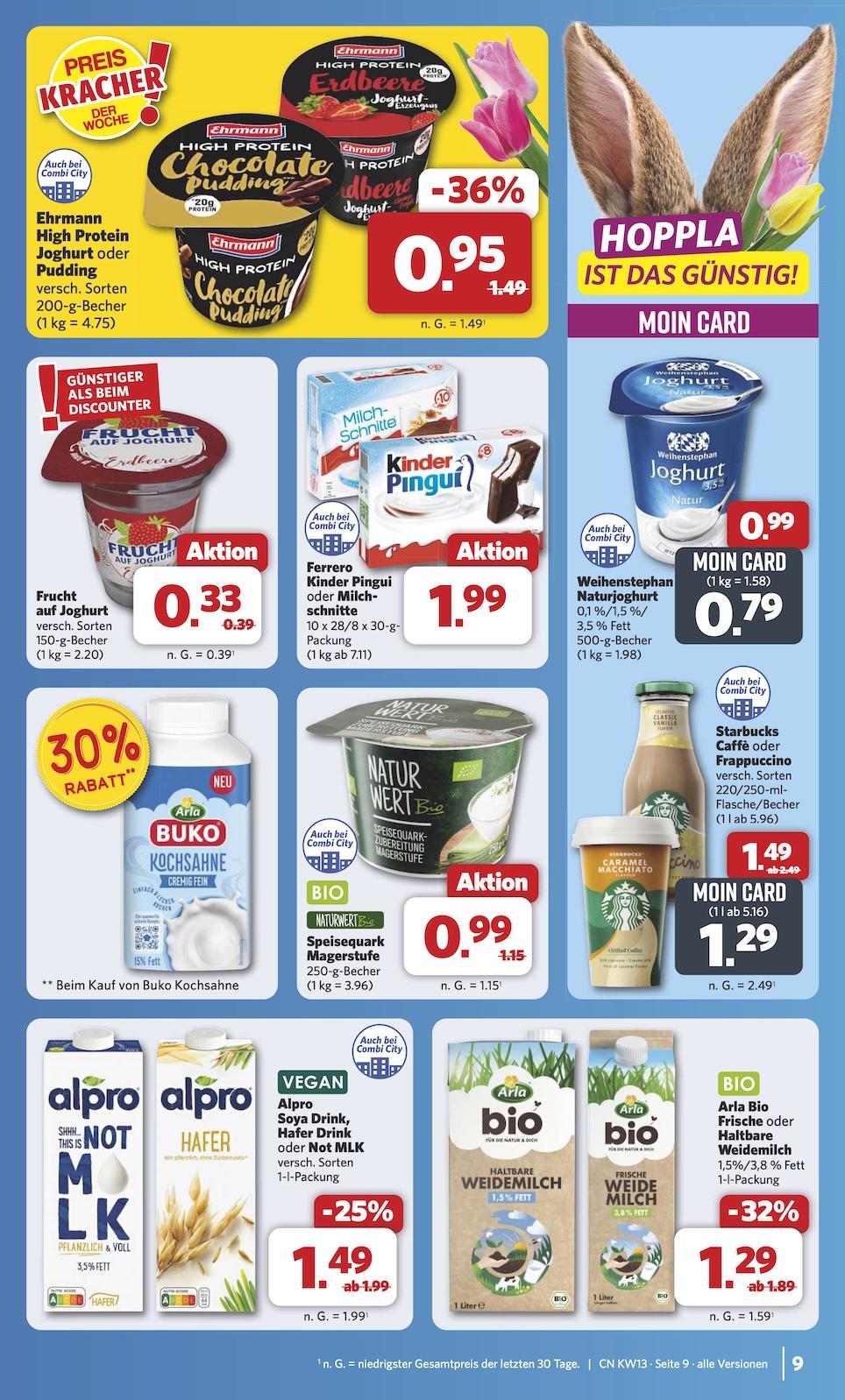 Combi Aktueller Prospekt ab Montag Seite 9