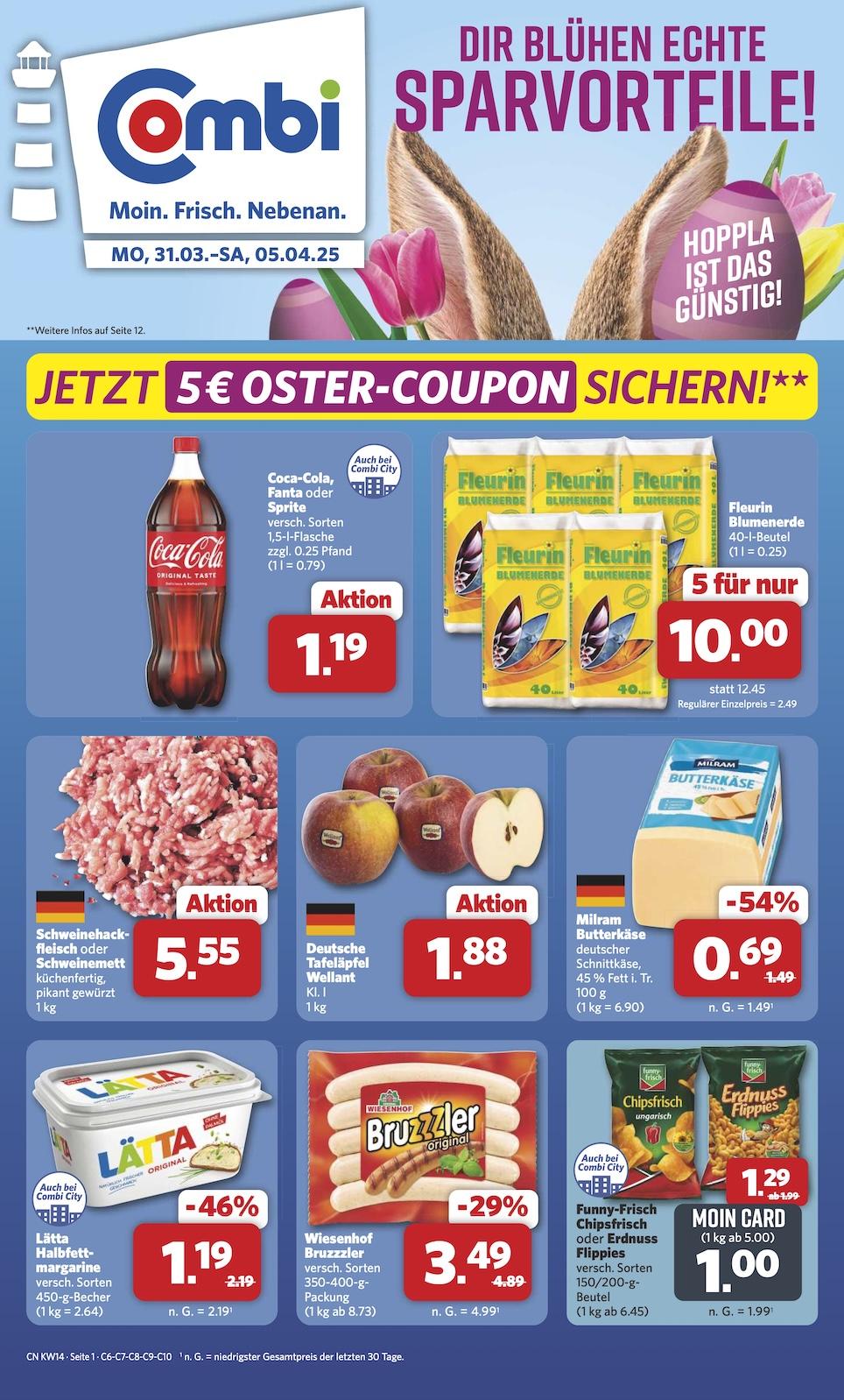 Combi Aktueller Prospekt ab Montag Seite 1