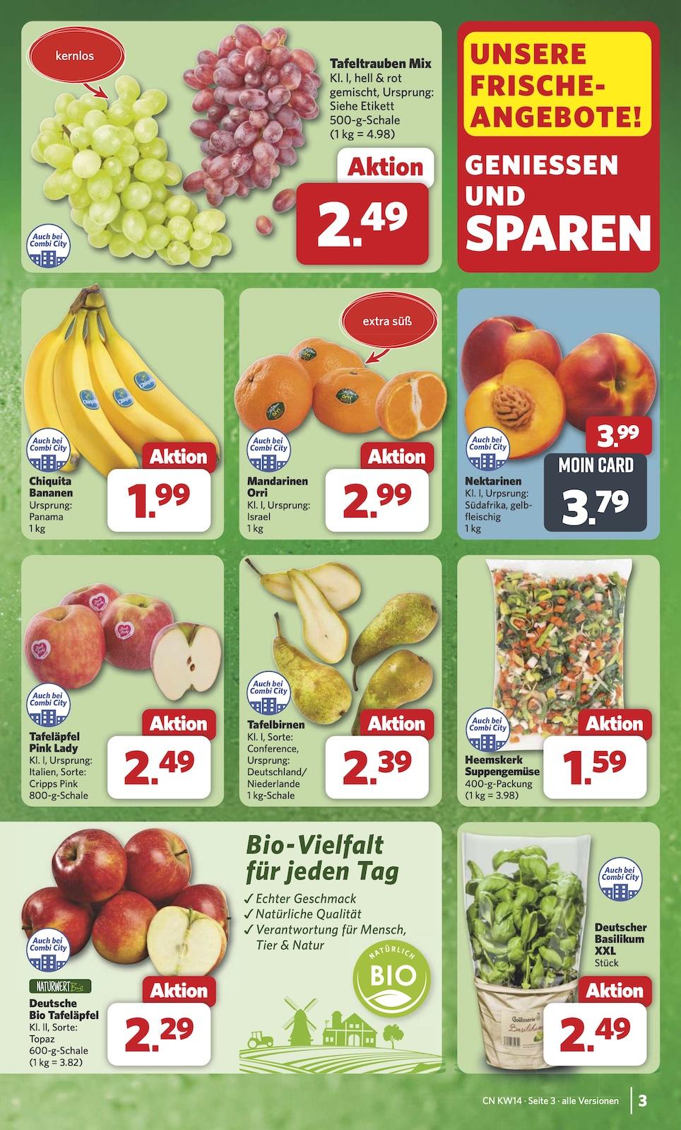 Combi Aktueller Prospekt ab Montag Seite 3