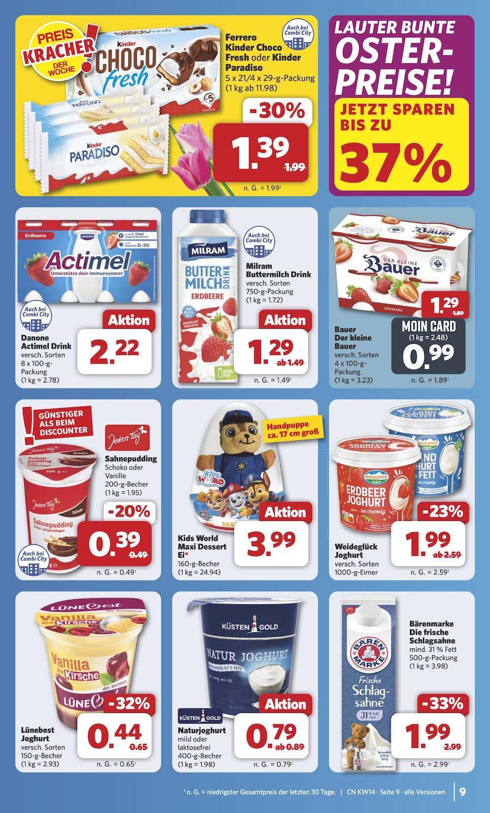 Combi Aktueller Prospekt ab Montag Seite 9