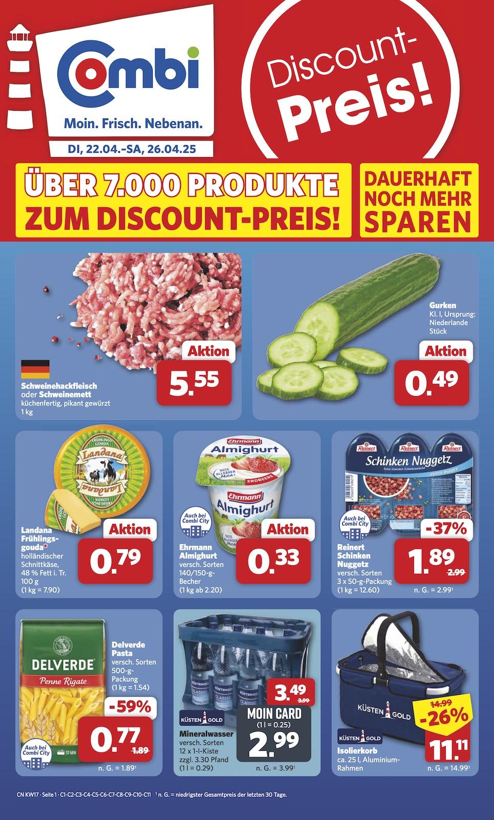 Combi Aktueller Prospekt ab Dienstag Seite 1