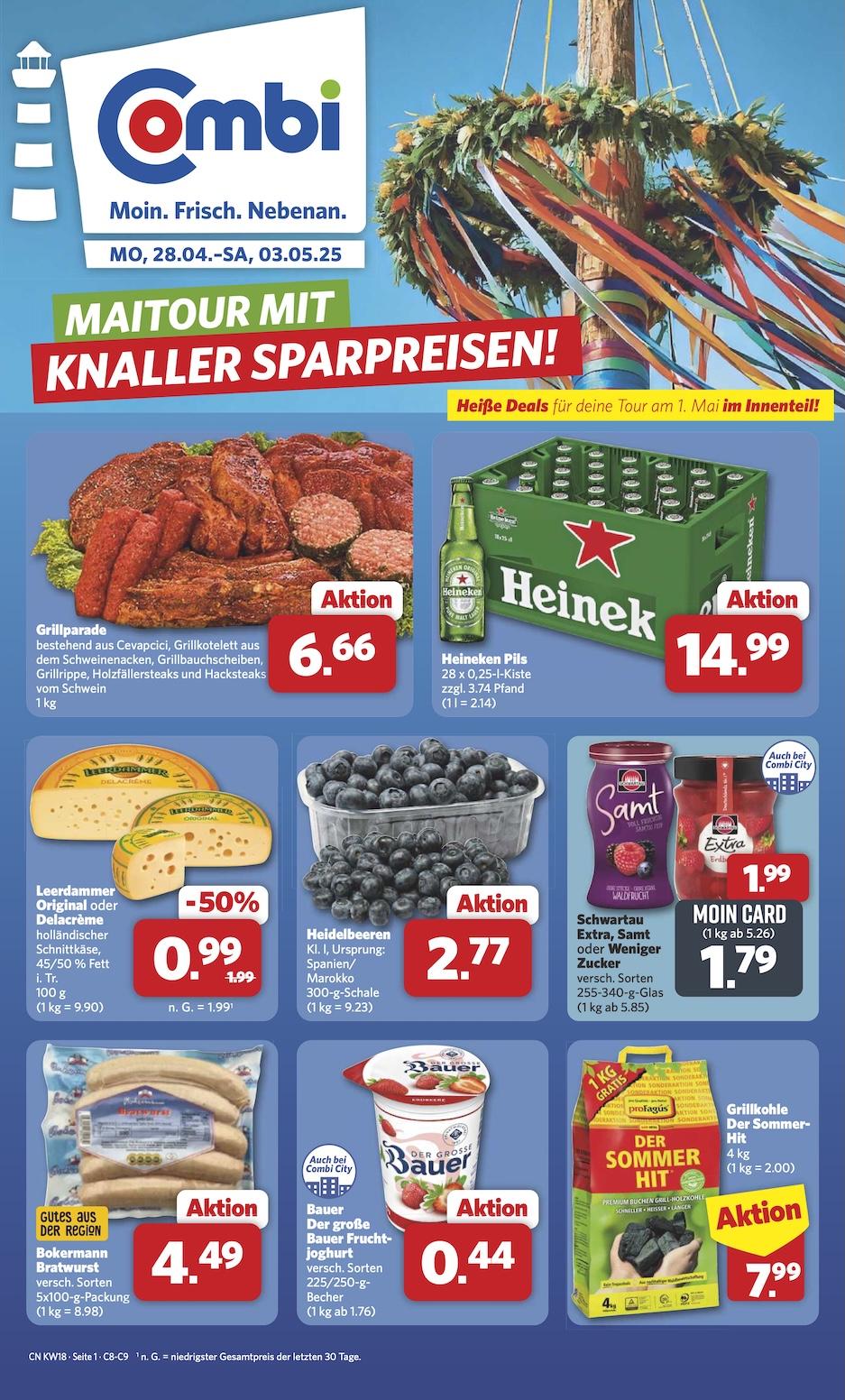 Combi Aktueller Prospekt ab Montag Seite 1