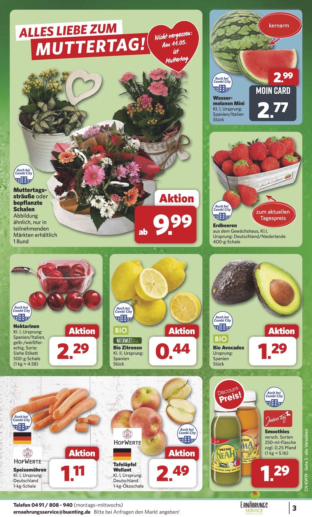 Combi Aktueller Prospekt ab Montag Seite 3
