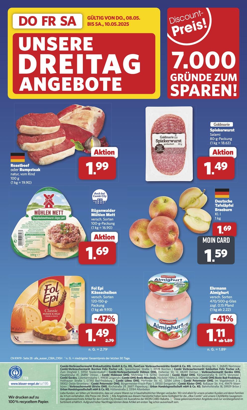 Combi Aktueller Prospekt ab Montag Seite 39
