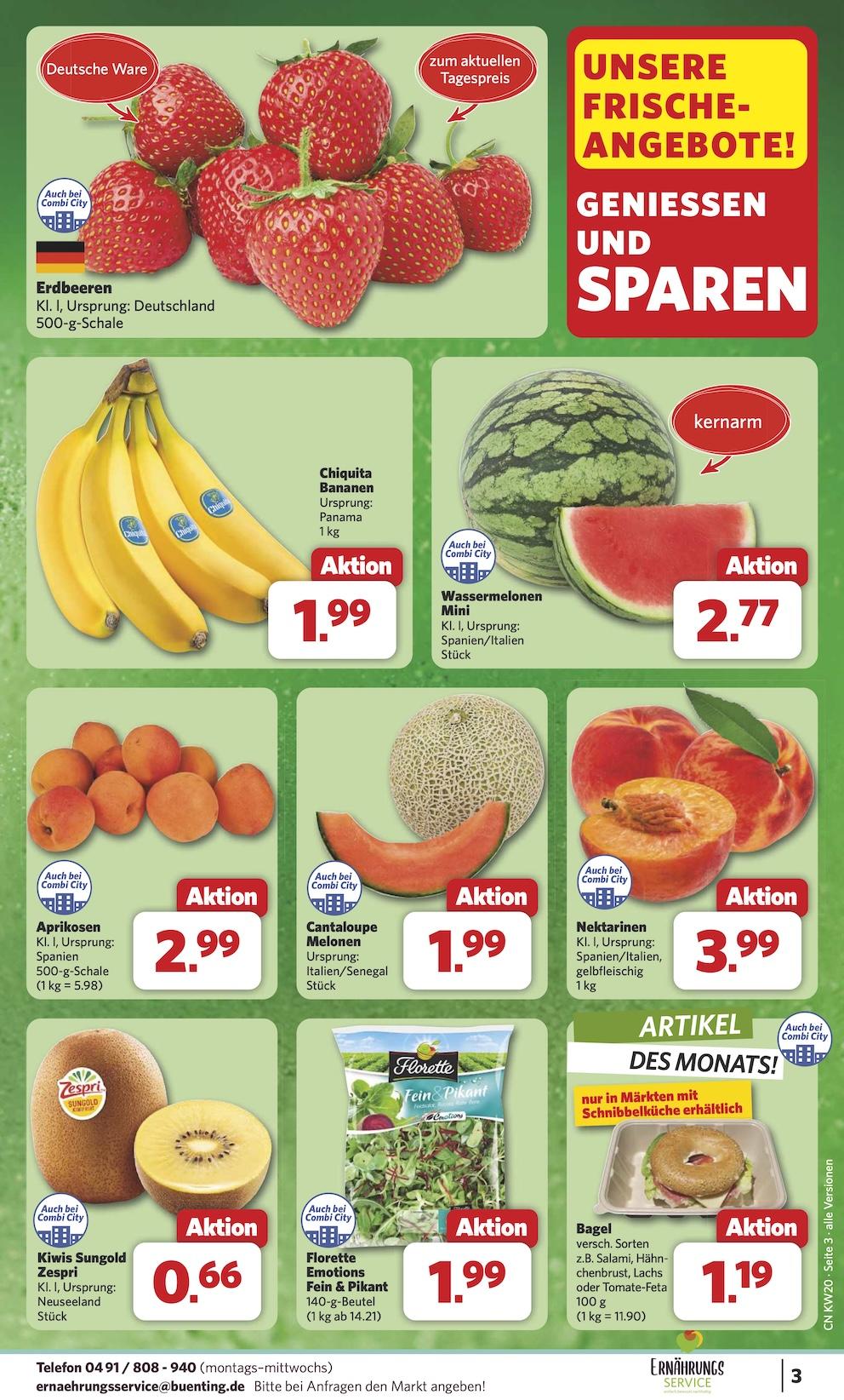 Combi Aktueller Prospekt ab Montag Seite 3
