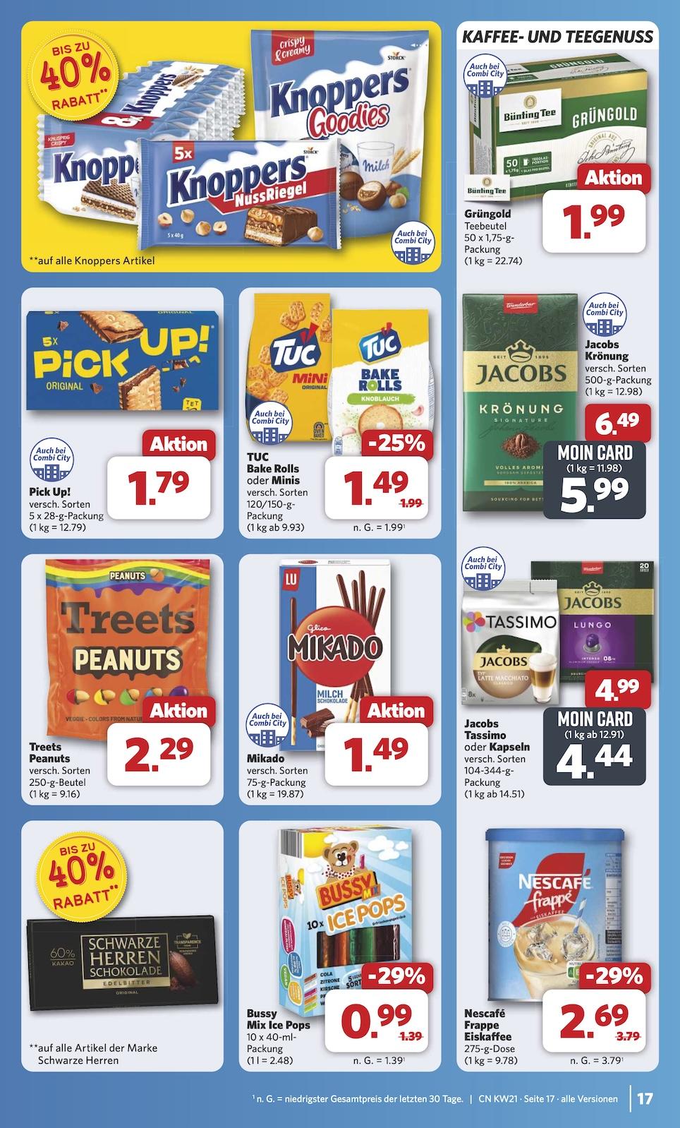 Combi Aktueller Prospekt ab Montag Seite 21