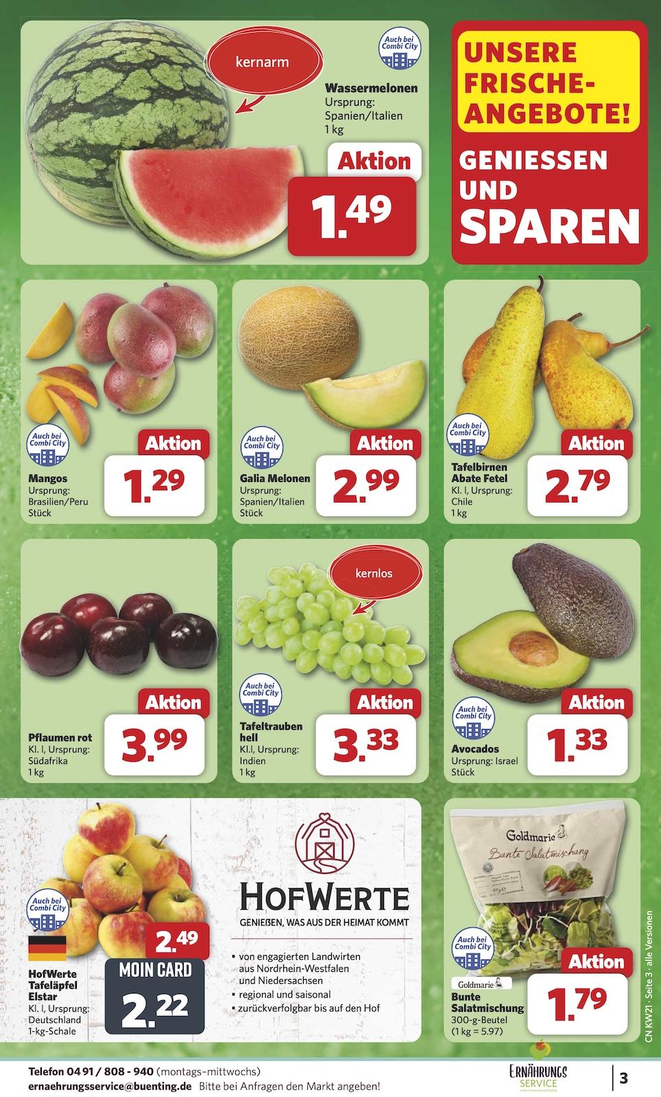 Combi Aktueller Prospekt ab Montag Seite 3