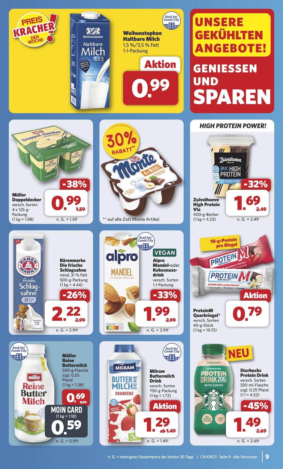 Combi Aktueller Prospekt ab Montag Seite 9