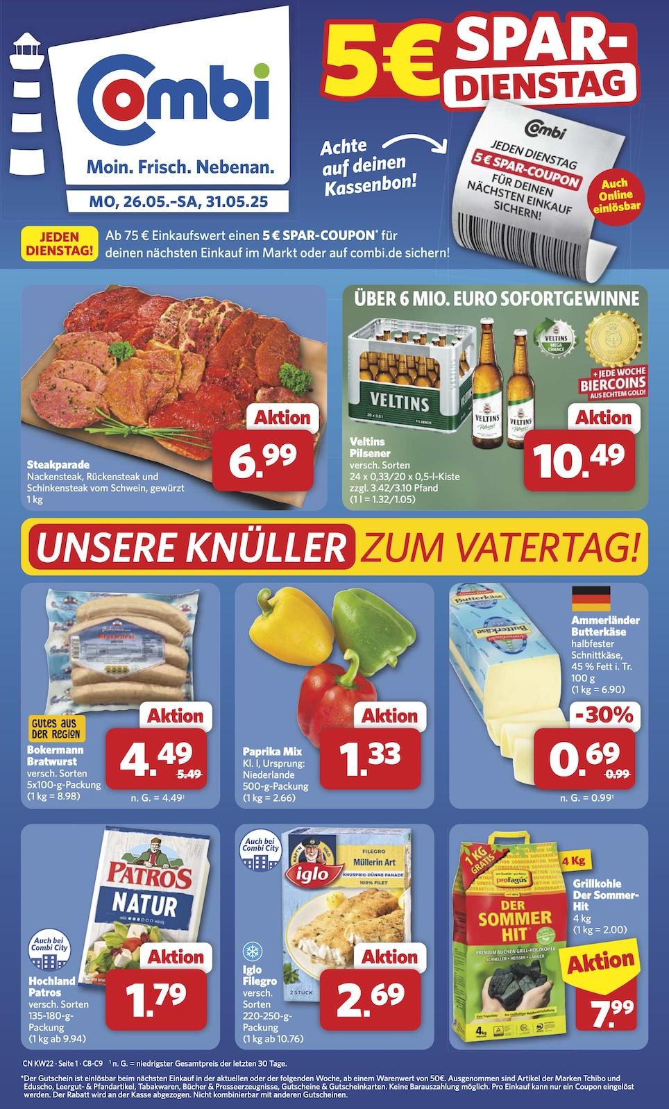 Combi Aktueller Prospekt ab Montag Seite 1