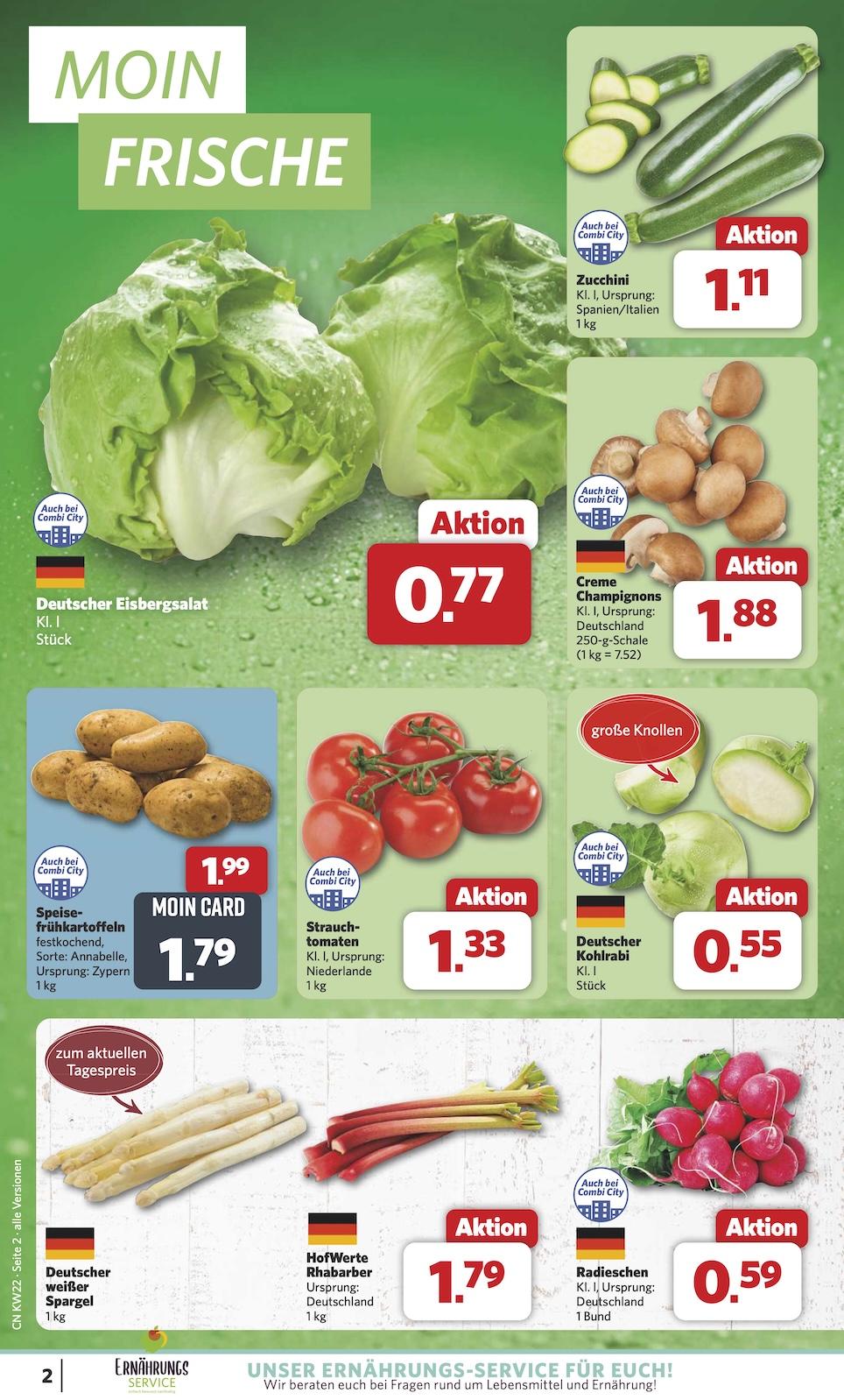 Combi Aktueller Prospekt ab Montag Seite 2