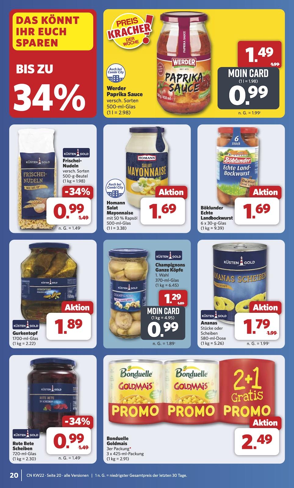 Combi Aktueller Prospekt ab Montag Seite 25
