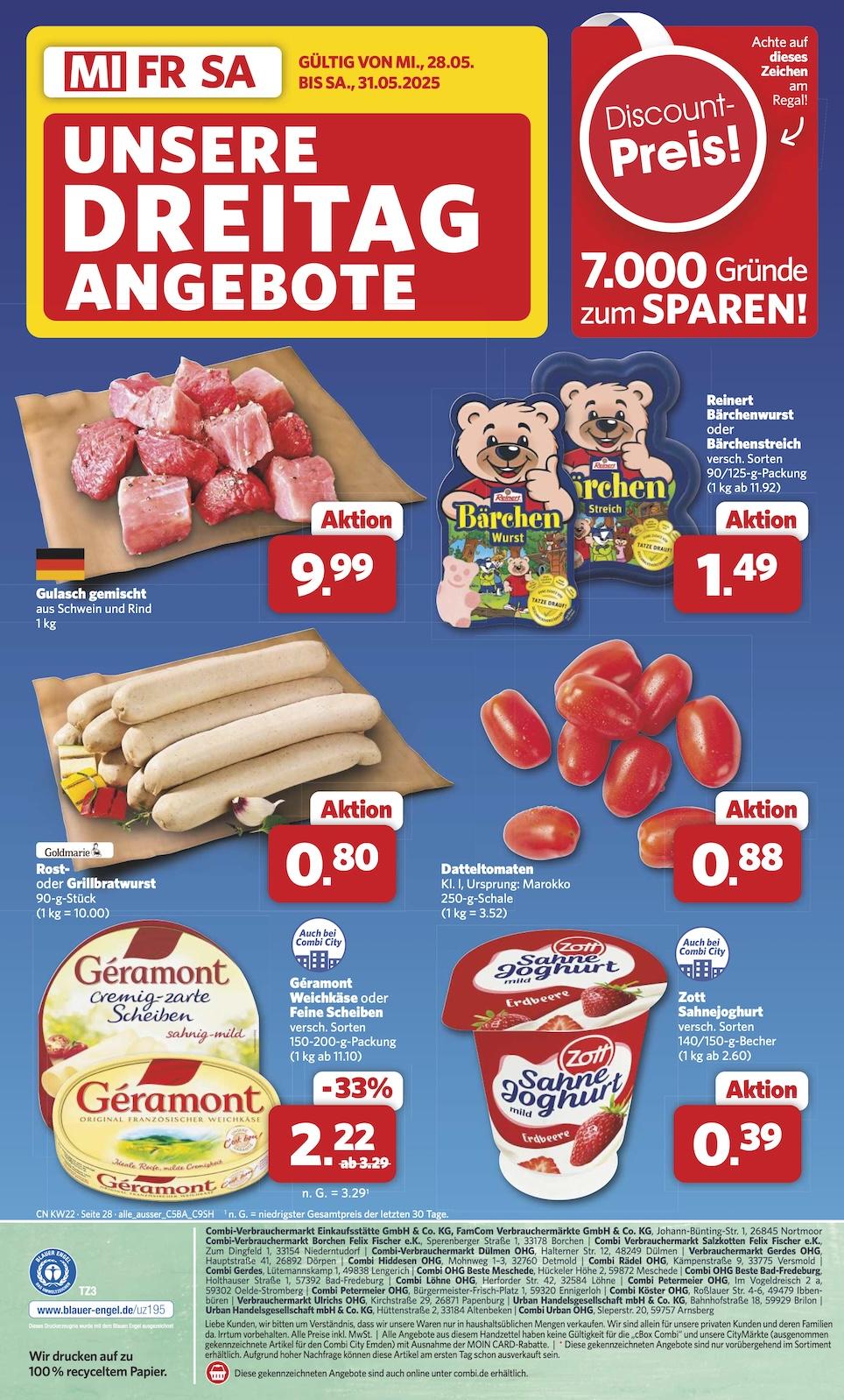 Combi Aktueller Prospekt ab Montag Seite 34