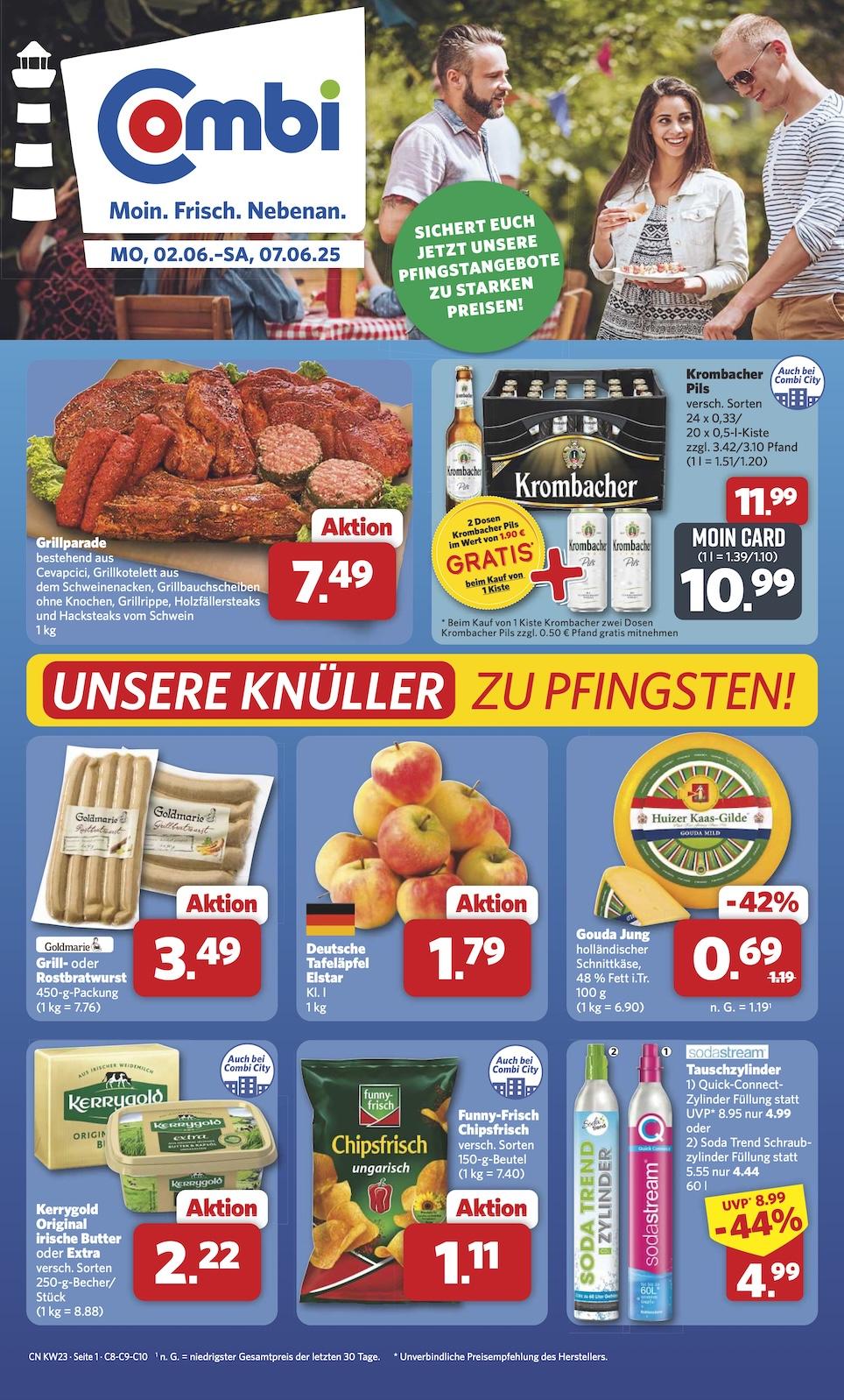 Combi Aktueller Prospekt ab Montag Seite 1