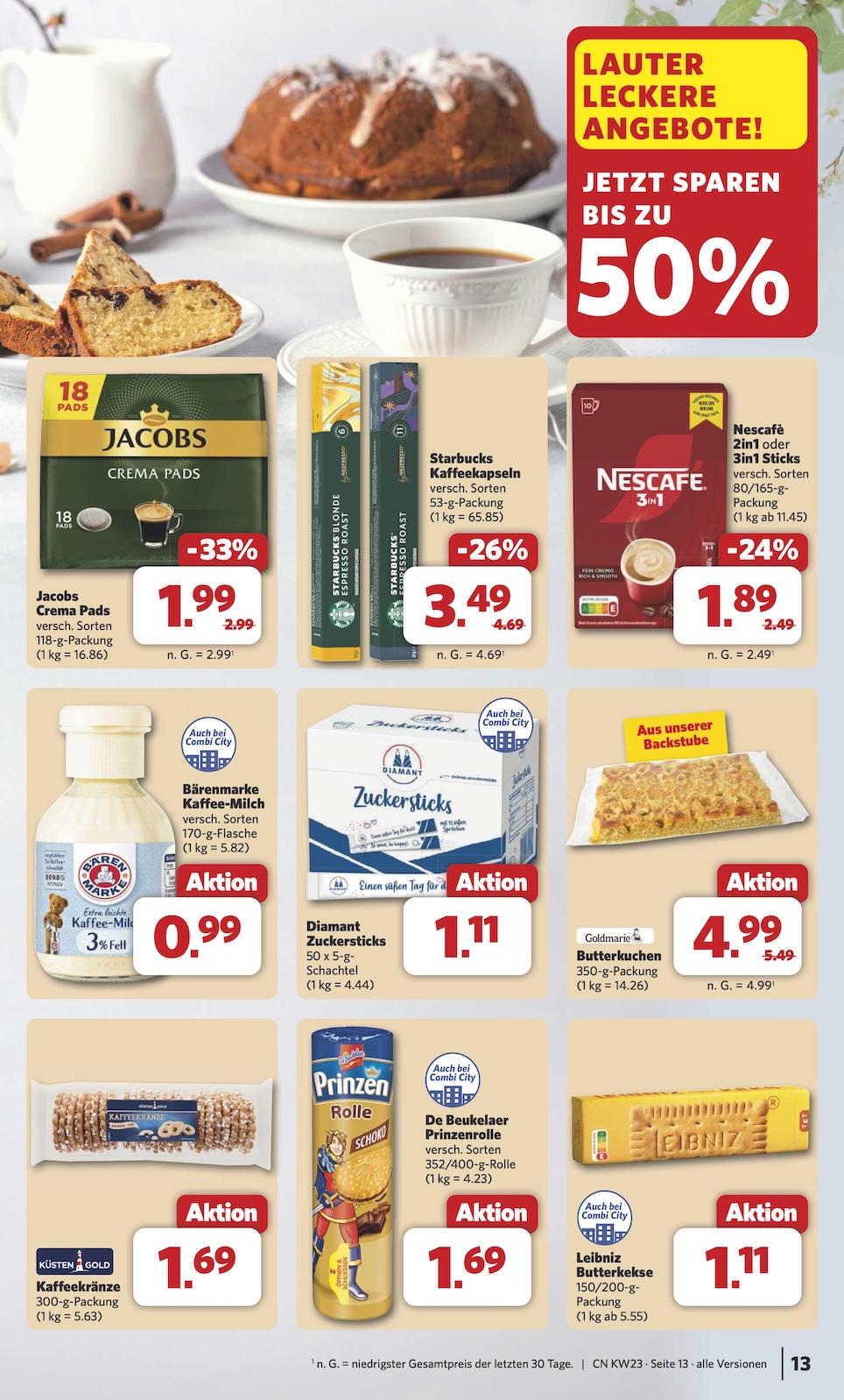 Combi Aktueller Prospekt ab Montag Seite 14