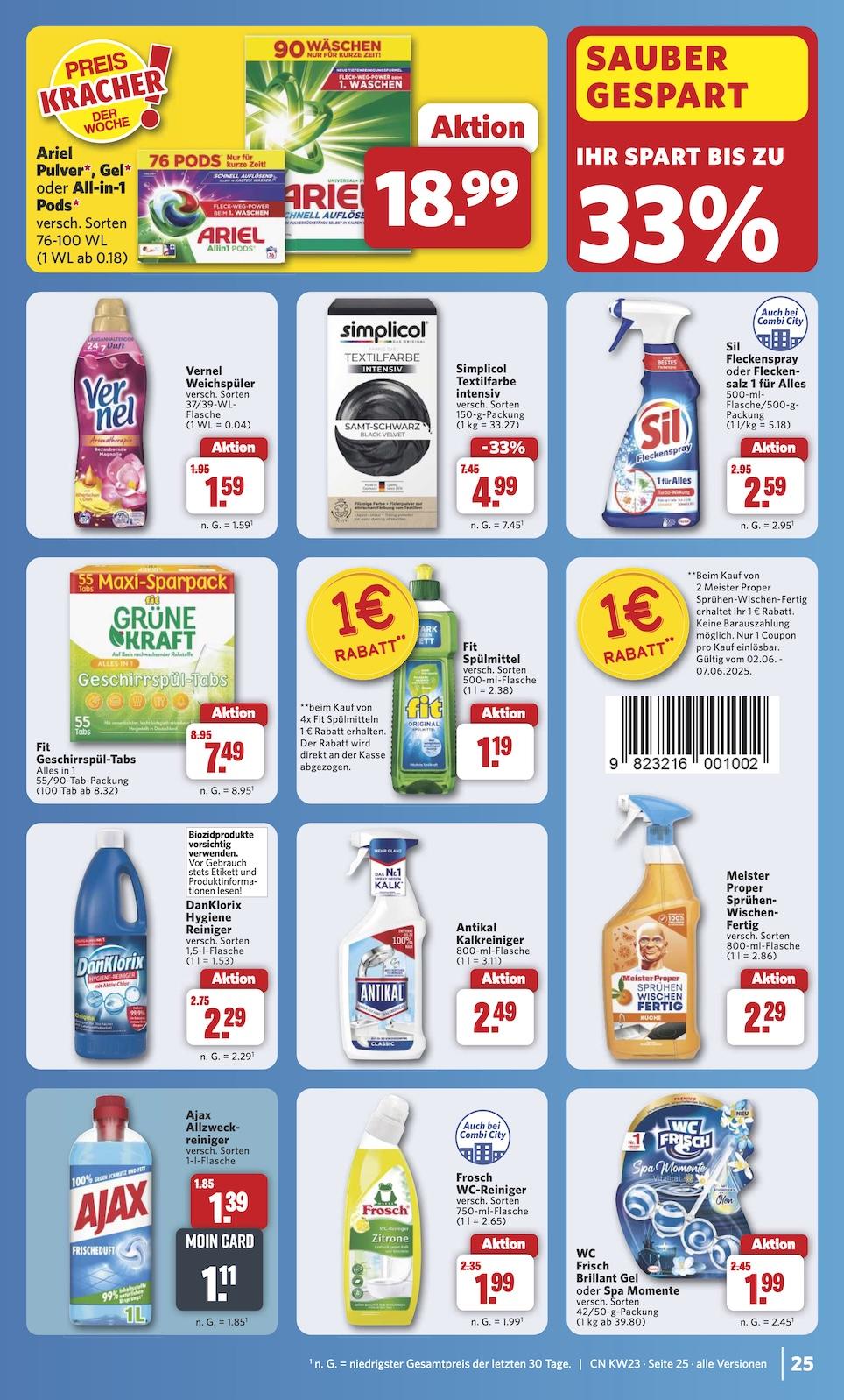 Combi Aktueller Prospekt ab Montag Seite 33