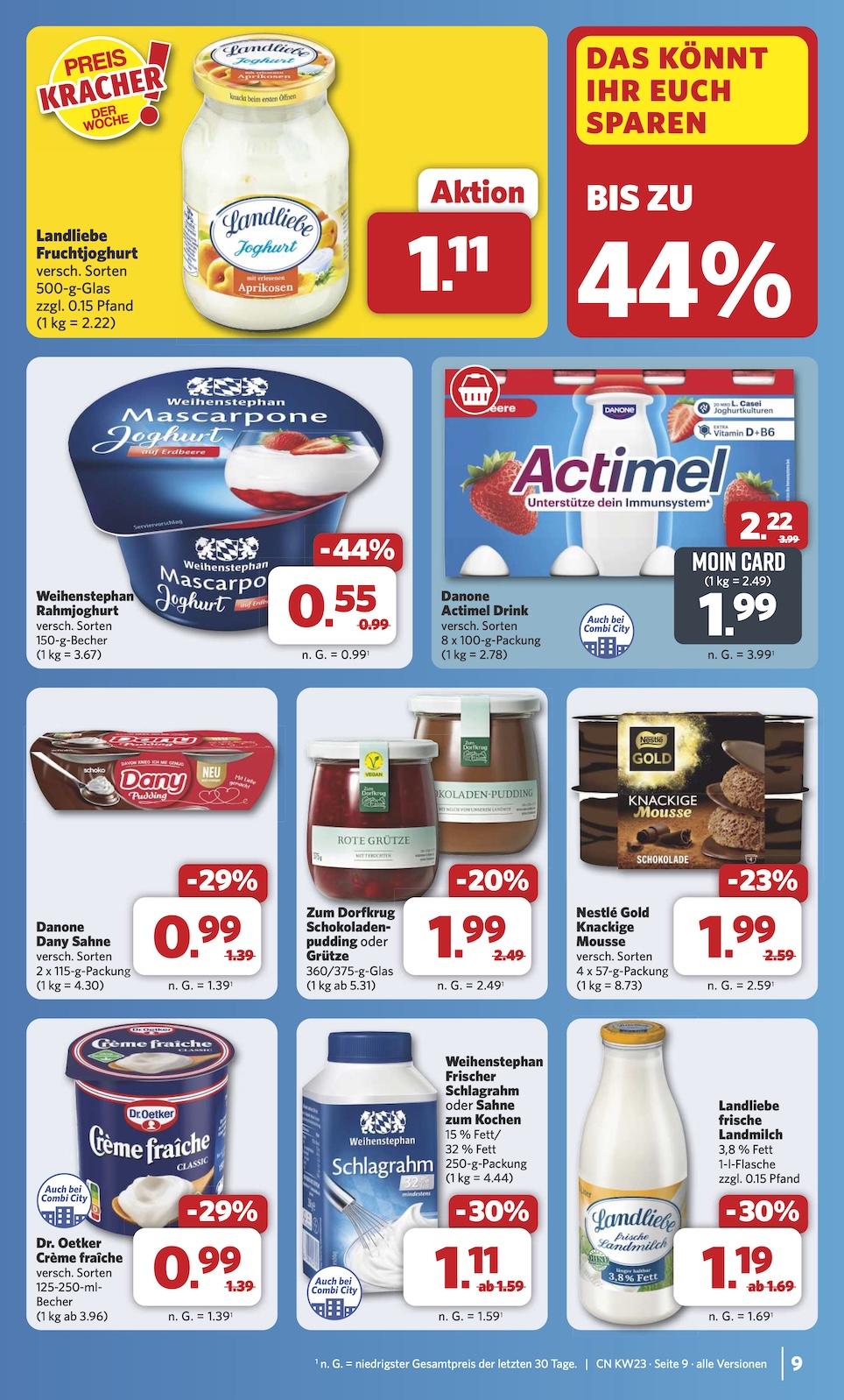Combi Aktueller Prospekt ab Montag Seite 9
