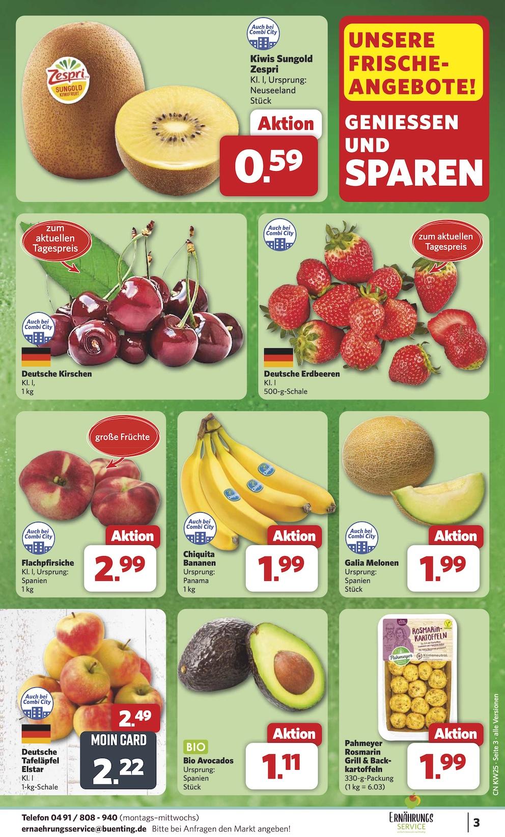 Combi Aktueller Prospekt ab Montag Seite 3