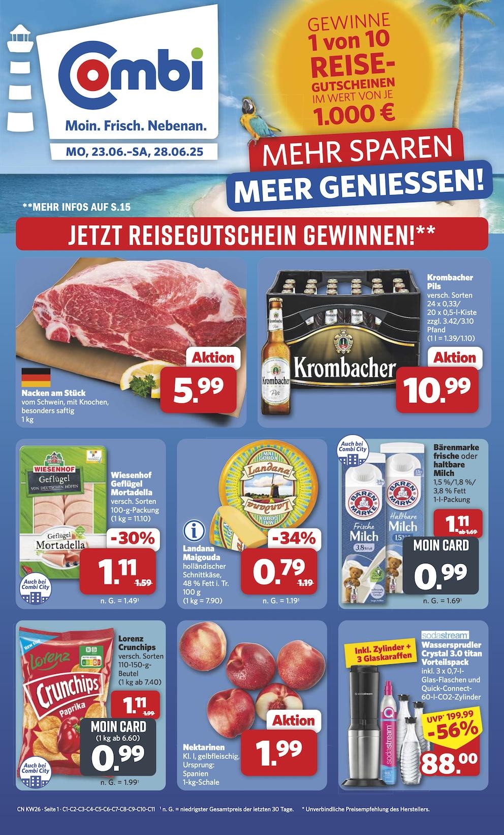 Combi Aktueller Prospekt ab Montag Seite 1