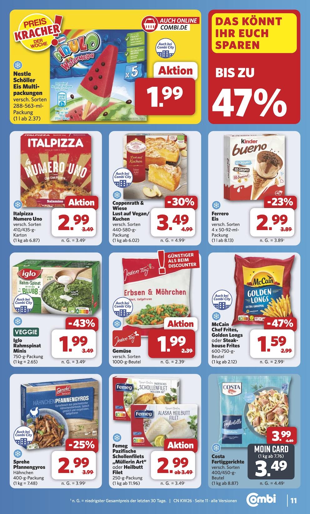 Combi Aktueller Prospekt ab Montag Seite 12