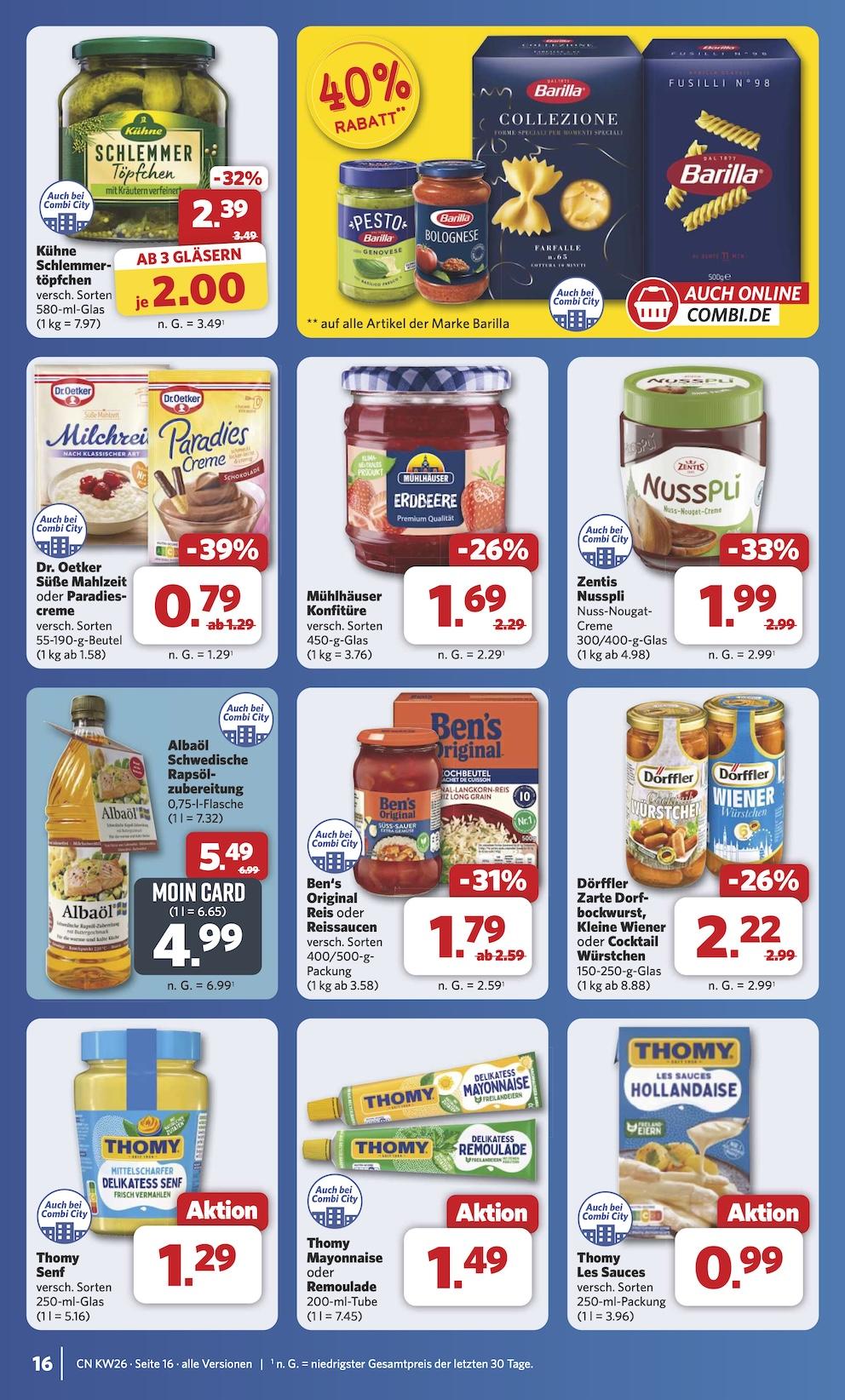 Combi Aktueller Prospekt ab Montag Seite 20