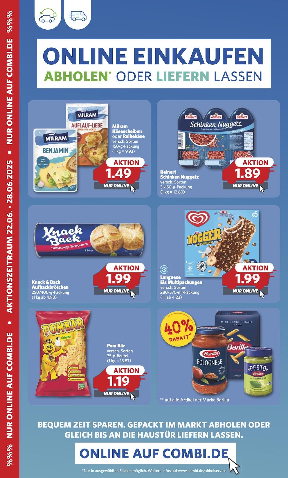 Combi Aktueller Prospekt ab Montag Seite 22