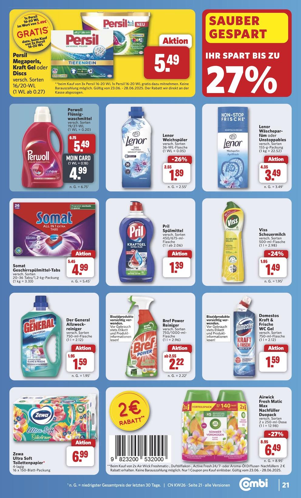 Combi Aktueller Prospekt ab Montag Seite 28