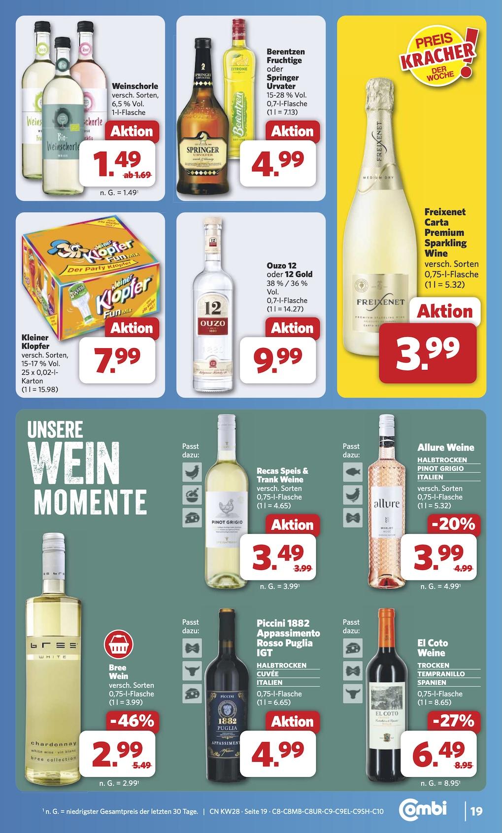 Combi Aktueller Prospekt ab Montag Seite 28