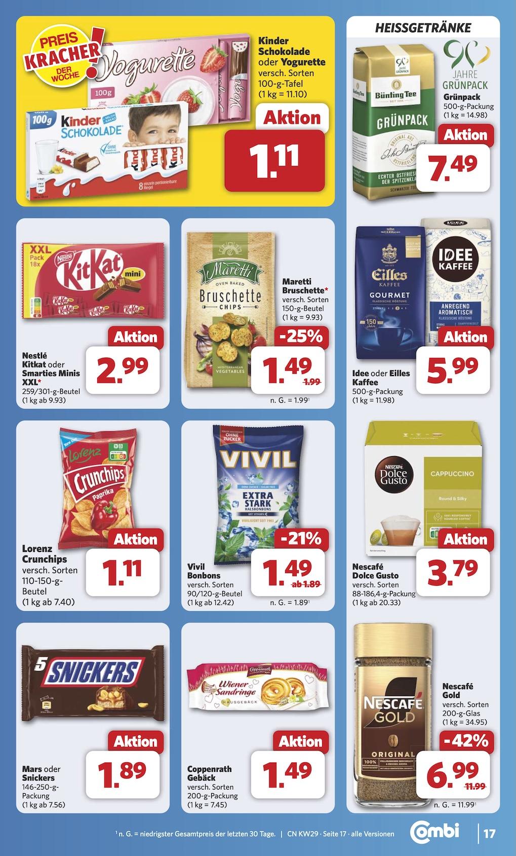 Combi Aktueller Prospekt ab Montag Seite 22