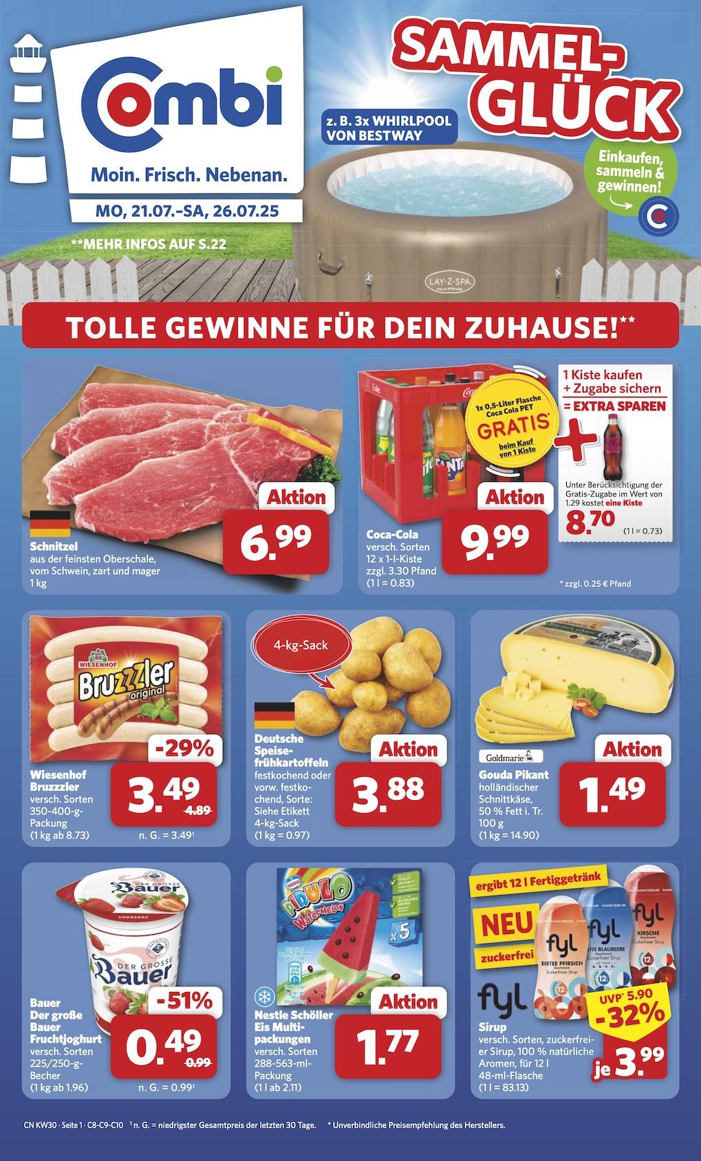 Combi Aktueller Prospekt ab Montag Seite 1