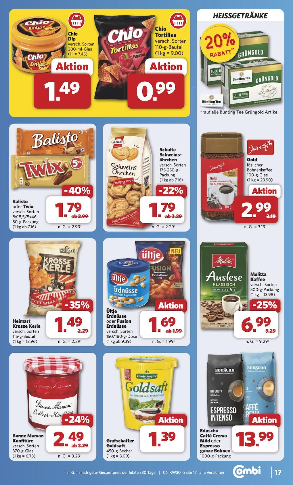 Combi Aktueller Prospekt ab Montag Seite 22