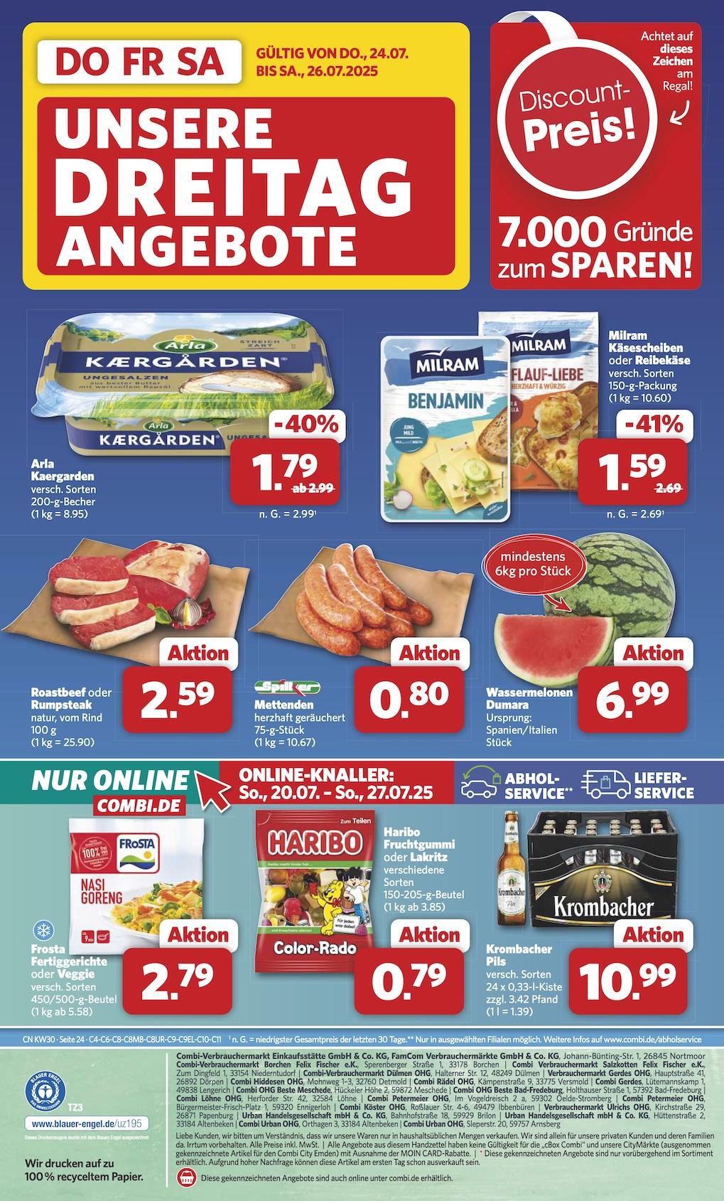 Combi Aktueller Prospekt ab Montag Seite 30