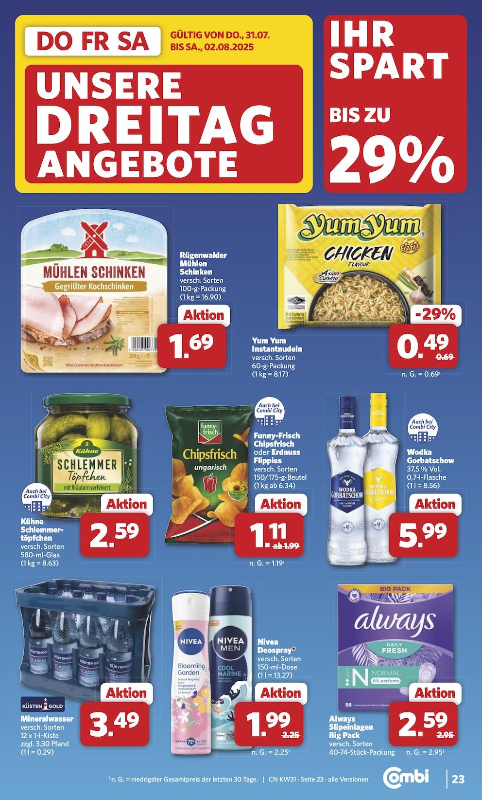 Combi Aktueller Prospekt ab Montag Seite 31