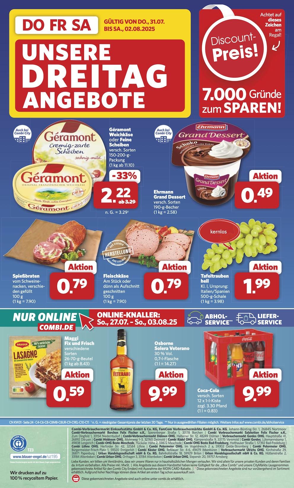 Combi Aktueller Prospekt ab Montag Seite 32