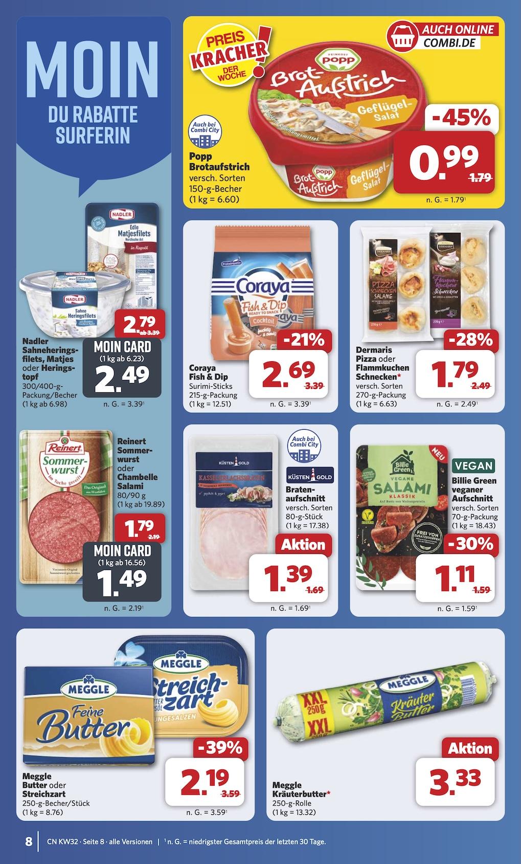 Combi Aktueller Prospekt ab Montag Seite 8