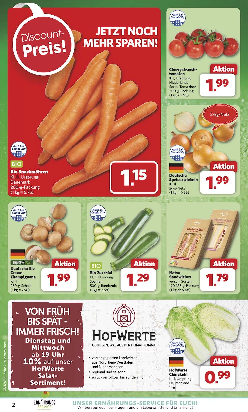 Combi Aktueller Prospekt ab Montag Seite 2
