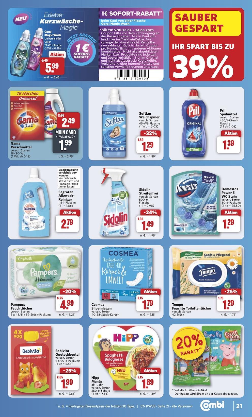Combi Aktueller Prospekt ab Montag Seite 26