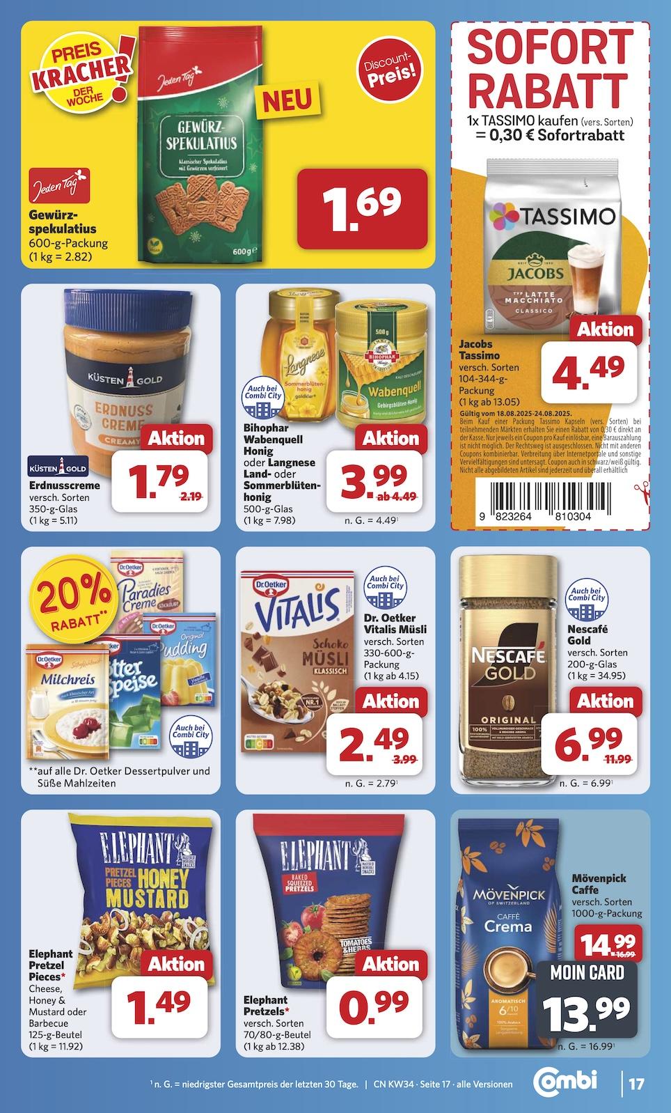 Combi Aktueller Prospekt ab Montag Seite 21