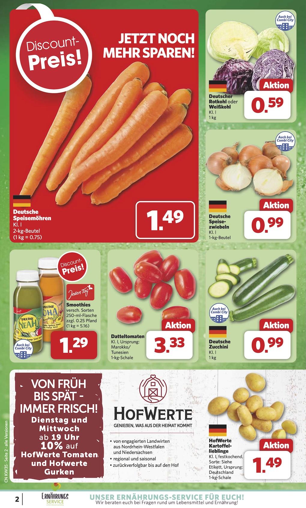 Combi Aktueller Prospekt ab Montag Seite 2