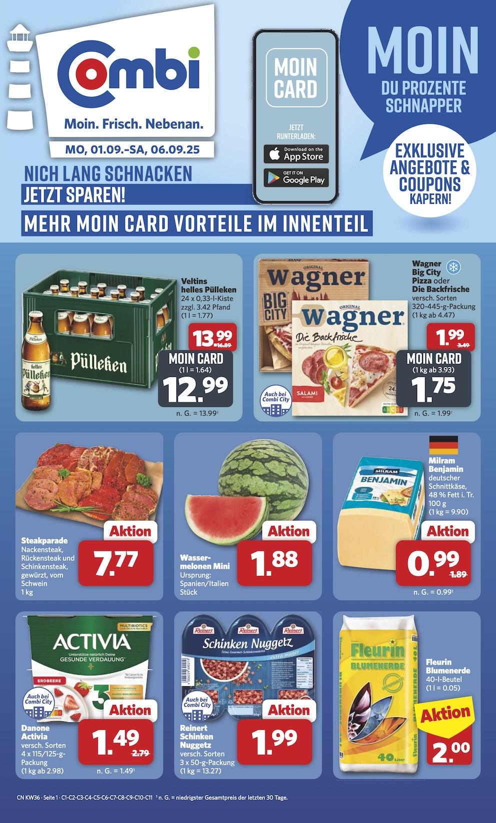 Combi Aktueller Prospekt ab Montag Seite 1
