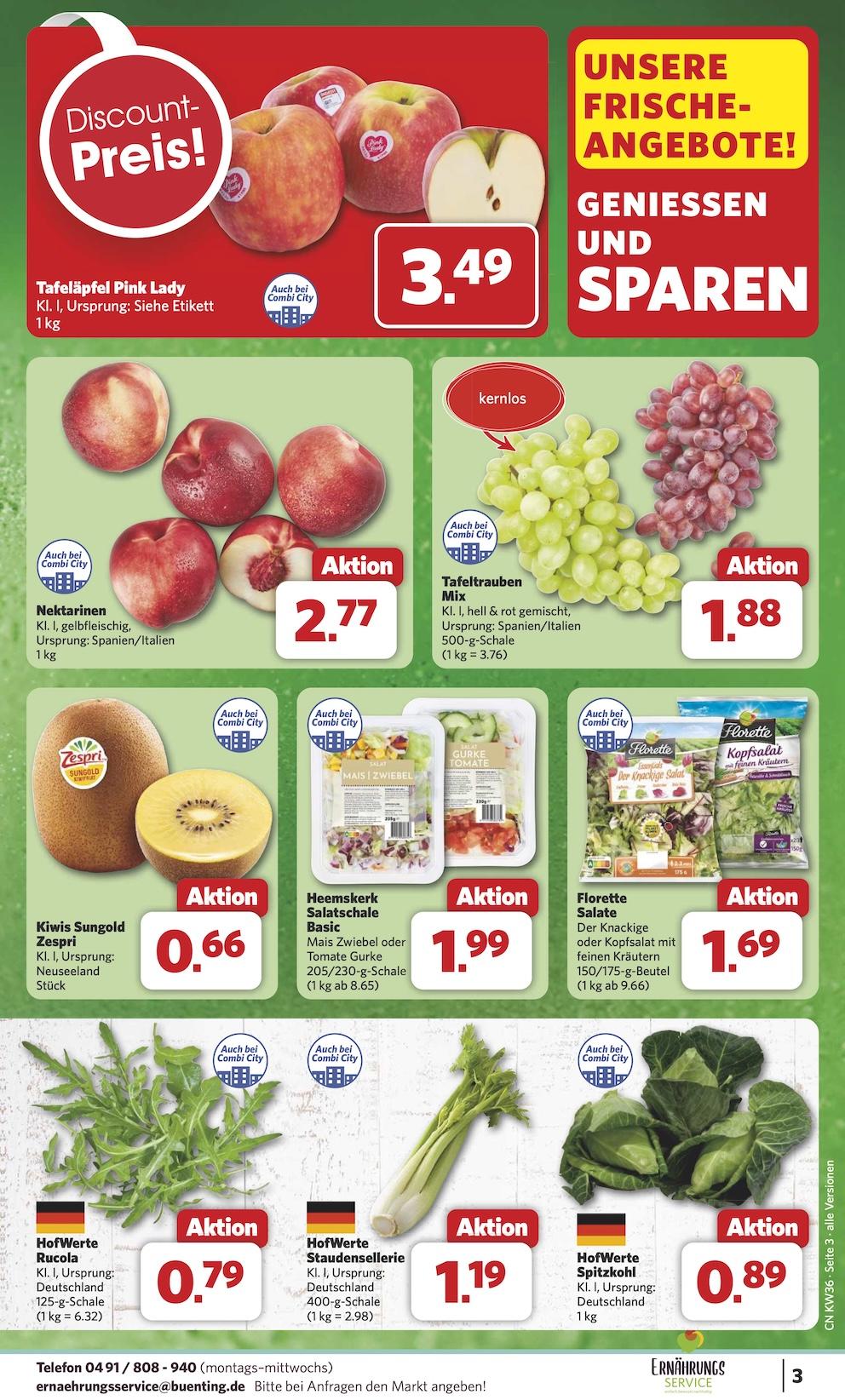 Combi Aktueller Prospekt ab Montag Seite 3