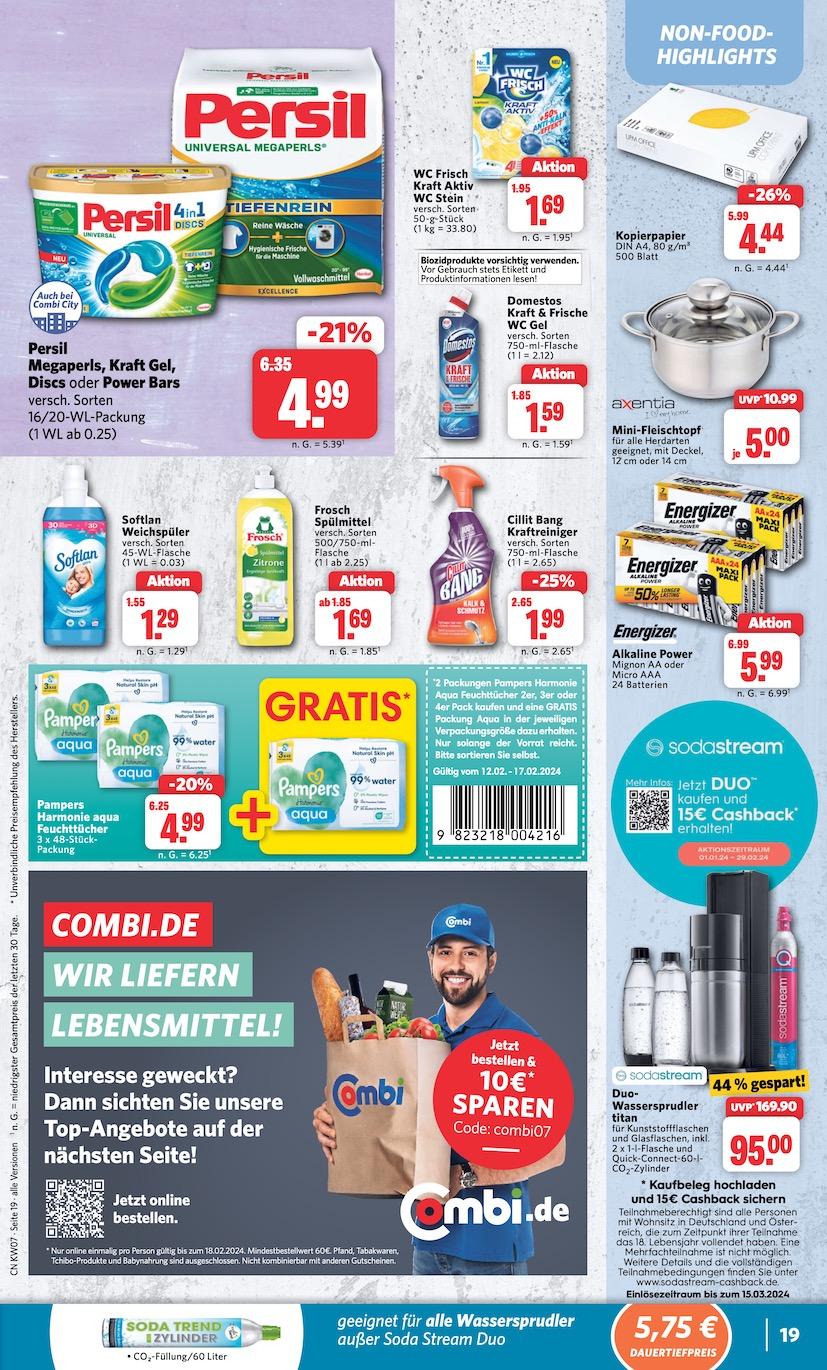 Combi Aktueller Prospekt ab Montag Seite 19
