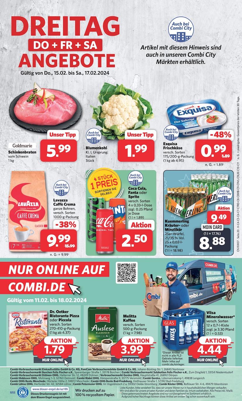 Combi Aktueller Prospekt ab Montag Seite 20