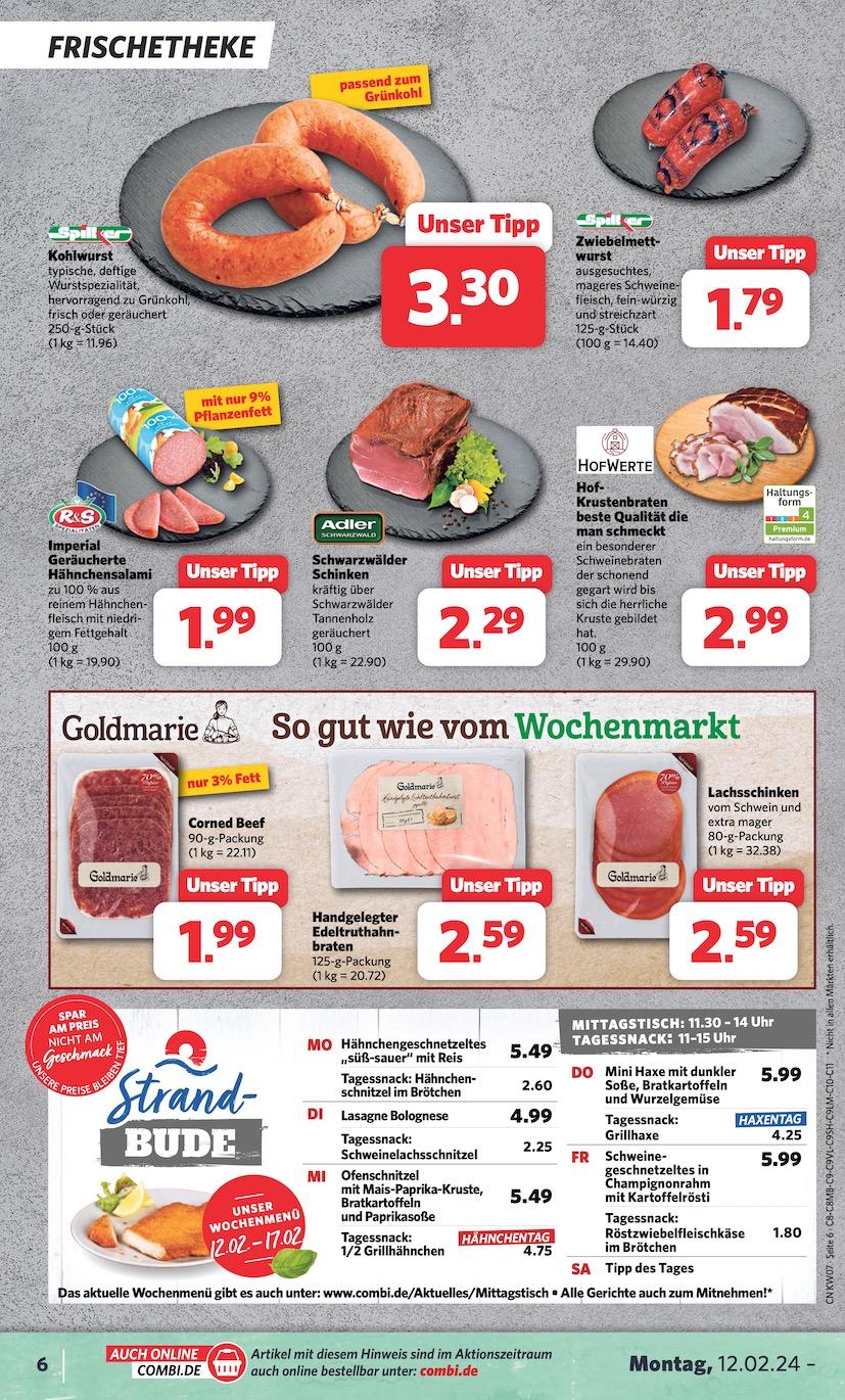 Combi Aktueller Prospekt ab Montag Seite 6